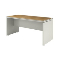 Mesa de Escritório Oslo 160cm com Tampo Duplo Fendi e Freijó - Design Moderno e Funcionalidade Premium - imagem 4