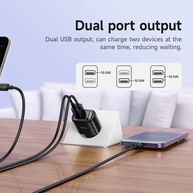 Carregador USB Duplo HOCO: Carga Rápida e Segura! - imagem 2