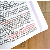 Bíblia Sagrada Rosas Minimalistas com Letra Grande e Capa Dura - imagem 2