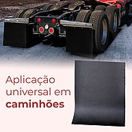 Aparabarro 50x60cm para Caminhão – Proteção de Borracha que Dura - imagem 2