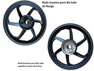 Roda Traseira 6 Palitos Liga Leve para Honda Biz 100, 110, 110i e 125 - Estilo e Durabilidade - imagem 3