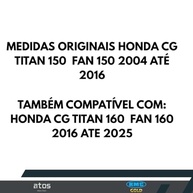 Kit Relação KMC Gold Titan 150 Fan 150 CG 150 (2004-2015) - Durabilidade e Performance - imagem 3