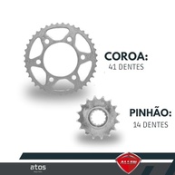Kit Relação Transmissão Moto Factor 150 com Retentor - Durabilidade e Performance (2014-2025) - imagem 4