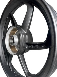 Roda Traseira Honda Biz 100/125 6 Palitos Preta - Estilo e Durabilidade - imagem 4