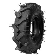 Pneu Dianteiro Branco 500x12 para Motocultivador + Câmara - Alta Durabilidade 256kg - imagem 1