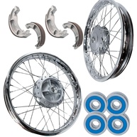 Kit Aro Roda Raio 4mm para Honda CG Fan Titan 150 (Tambor) + Faixa + Rolamento - Performance e Durabilidade - imagem 1