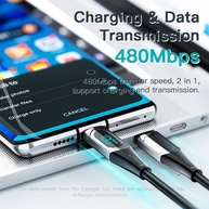 Cabo USB-C 100W Essager: Carregamento Turbo e Durabilidade - imagem 3