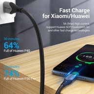 Cabo USB-C 5A Vention: Carregamento Turbo e Durabilidade - imagem 3
