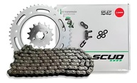 Kit Relação Scud Aço 1045 com Retentor para Honda Bros 160, 150 e XRE 190 - Durabilidade e Performance - imagem 1