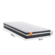 Colchão Solteiro com Molas Qatar 88x188x22cm - Conforto Premium e Alta Durabilidade - imagem 3