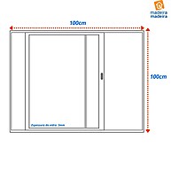 Janela Veneziana 100x100cm: Beleza e Durabilidade! - imagem 2