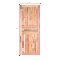Porta de Madeira Maciça 210x80cm: Beleza e Durabilidade - imagem 2