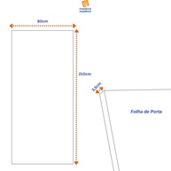 Porta de Madeira 210x80cm: Beleza e Durabilidade - imagem 2