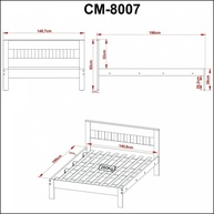 Cama de Casal Amêndoa/Branco: Conforto e Durabilidade - imagem 2