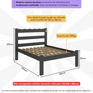 Cama de Casal Madeira Maciça: Conforto e Durabilidade - imagem 2