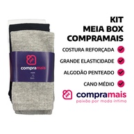 Meias de Algodão Cano Médio: Conforto e Durabilidade! - imagem 2