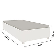 Cama Box Solteiro Mônaco: Conforto e Durabilidade - imagem 2