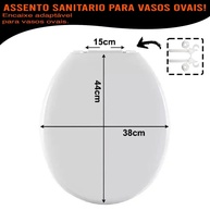 Assento Sanitário Oval: Conforto e Durabilidade - imagem 2