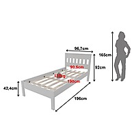 Cama Solteiro 88x188 Multimóveis VCR35010 – Conforto e Durabilidade - imagem 2