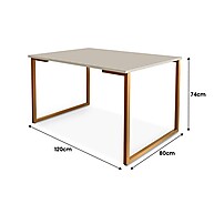 Mesa de Jantar Industrial Steel: Design e Durabilidade - imagem 2