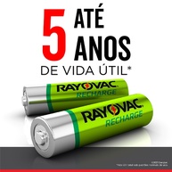 Pilhas Recarregáveis AA Rayovac: Economia e Durabilidade - imagem 2