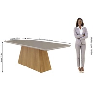 Mesa de Jantar Helena 210cm: Elegância e Durabilidade - imagem 2