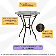 Mesa de Jardim 60cm: Elegância e Durabilidade - imagem 2