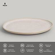 Pratos Rasos Bio Latte: Elegância e Durabilidade - imagem 2