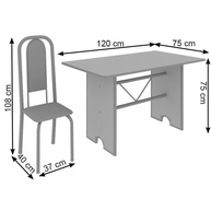 Mesa de Cozinha Granito Lavínea: Elegância e Durabilidade - imagem 2