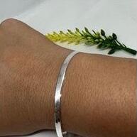 Pulseira Aço Inox Banhada a Prata: Elegância e Durabilidade - imagem 1