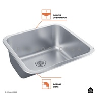 Tanque Inox Pingoo: Prata, Elegância e Durabilidade - imagem 2