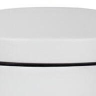 Lixeira Branca 3L Premium Retrô - Elegância e Durabilidade - imagem 1
