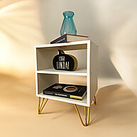 Pés de Ferro Dourado 20cm: Estilo e Durabilidade - imagem 1