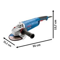 Esmerilhadeira Bosch GWS 28-230: Potência e Durabilidade - imagem 2