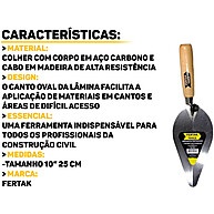 Colher de Pedreiro Fertak: Precisão e Durabilidade - imagem 2