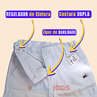 Bermuda Infantil Branca: Conforto Premium e Durabilidade! - imagem 1
