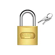 Cadeado Zamac Latão 45mm Stam: Segurança e Durabilidade - imagem 2