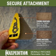 Patch "Don't Tread on Me" Maxpedition Gear: Durabilidade e Estilo Tático - imagem 5