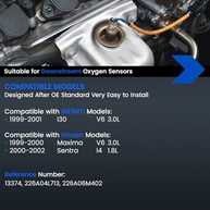 Sensor de Oxigênio O2 Downstream 13374: Performance e Durabilidade para seu Infiniti I30 e Nissan Maxima/Sentra - imagem 3