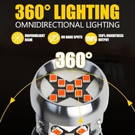 Lâmpadas LED Freio 3157 3156 Vermelhas: 500% Mais Brilho e Durabilidade Superior - imagem 4