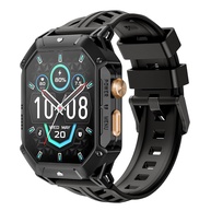 HAYLOU IRON N1 Relógio Inteligente Militar para Homens,Bateria com Duração de 100 Dias (850 mAh),Tela AMOLED HD de 2,01"，Bluetooth Telefone Chamada Smartwatch，5ATM à Prova d'água,Assistente de Voz,100+ Modo Esportivo - imagem 1