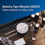 Pilha CR2032 Philips: Kit 20 Unidades – Energia Duradoura! - imagem 2