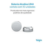 Pilha LR44 Elgin: Kit 30 Unidades – Energia Duradoura! - imagem 2