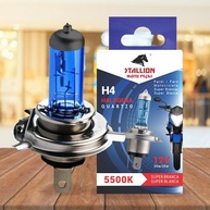Lâmpada H4 Super Branca 5500K para Moto Stallion 35W - Iluminação Potente e Duradoura - imagem 1
