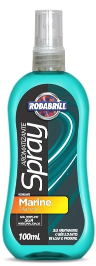 Rodabrill Aromatizante Spray Marine 100ml: Frescor Duradouro para Seu Carro - imagem 1