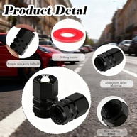 Kit 4 Tampas Válvula Pneu Elefante Alumínio - Acessórios Carro Fofos e Duráveis - imagem 4