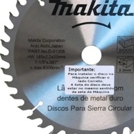 Disco Serra Makita 185mm: Cortes Precisos e Duráveis - imagem 2
