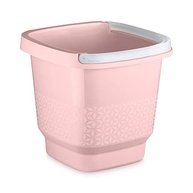 Balde Slim com Alça 8,5L Rosa - Prático e Durável para Organização do Dia a Dia - imagem 2