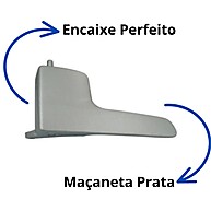 Maçaneta Gol G4 e Fox: Prata, Interna e Durável - imagem 2
