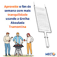 Grelha Dupla Abaulada Tramontina – Churrasco Prático e Durável - imagem 2